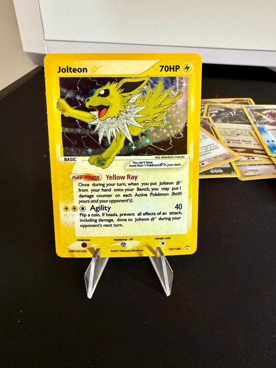 Jolteon Gold Star Proxy Orica Pokémon Gx Vstar Vmax Handmade Holo