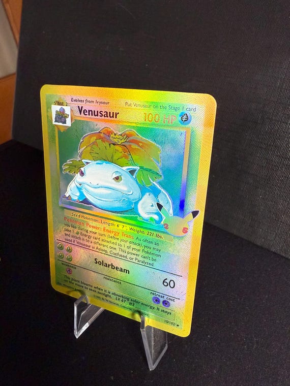 Venusaur orica Pokmon gx vstar vmax Handmade Holo Proxy Card