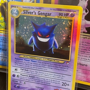 Silvers Gengar Gym Heroes Revival Handgemachte Holo-Proxy-Karte