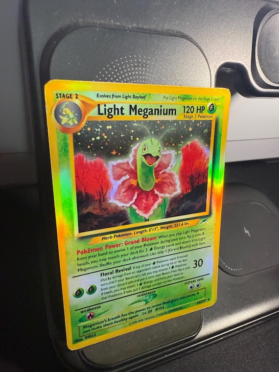 meganium pokemon card price Light Revival Handmade Holo Proxy Retreat Cost Meganium Cards | Dex -