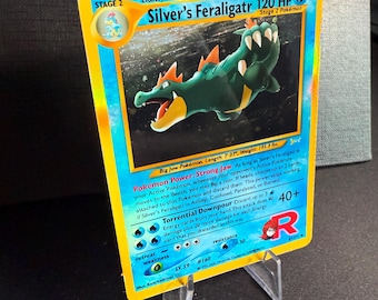 Silver's Feraligatr Gym Heroes Revival Handmade Holo Proxy Card - Etsy