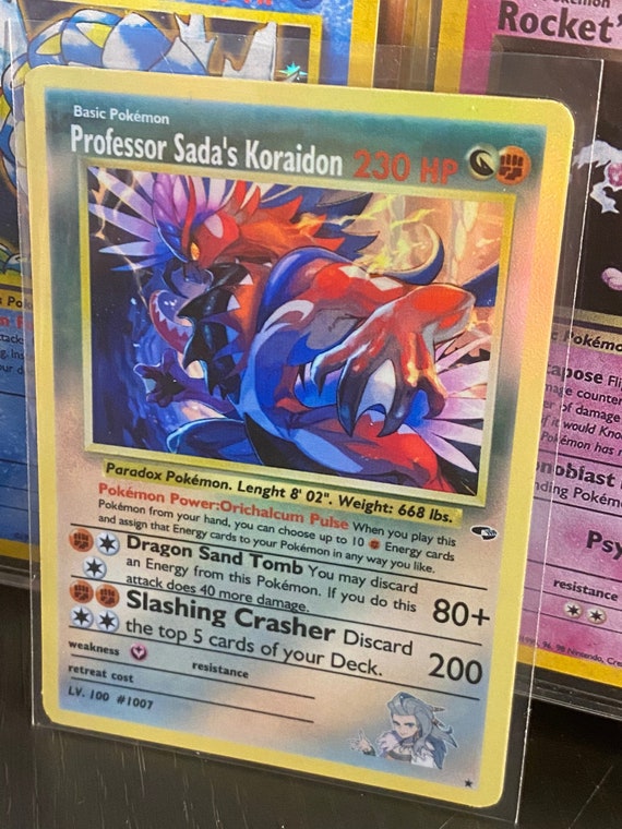 pokémon koraidon card Amazon.com: Pokemon - Koraidon ex 254/198 - Scarlet & Violet - Secret Rare main image 0