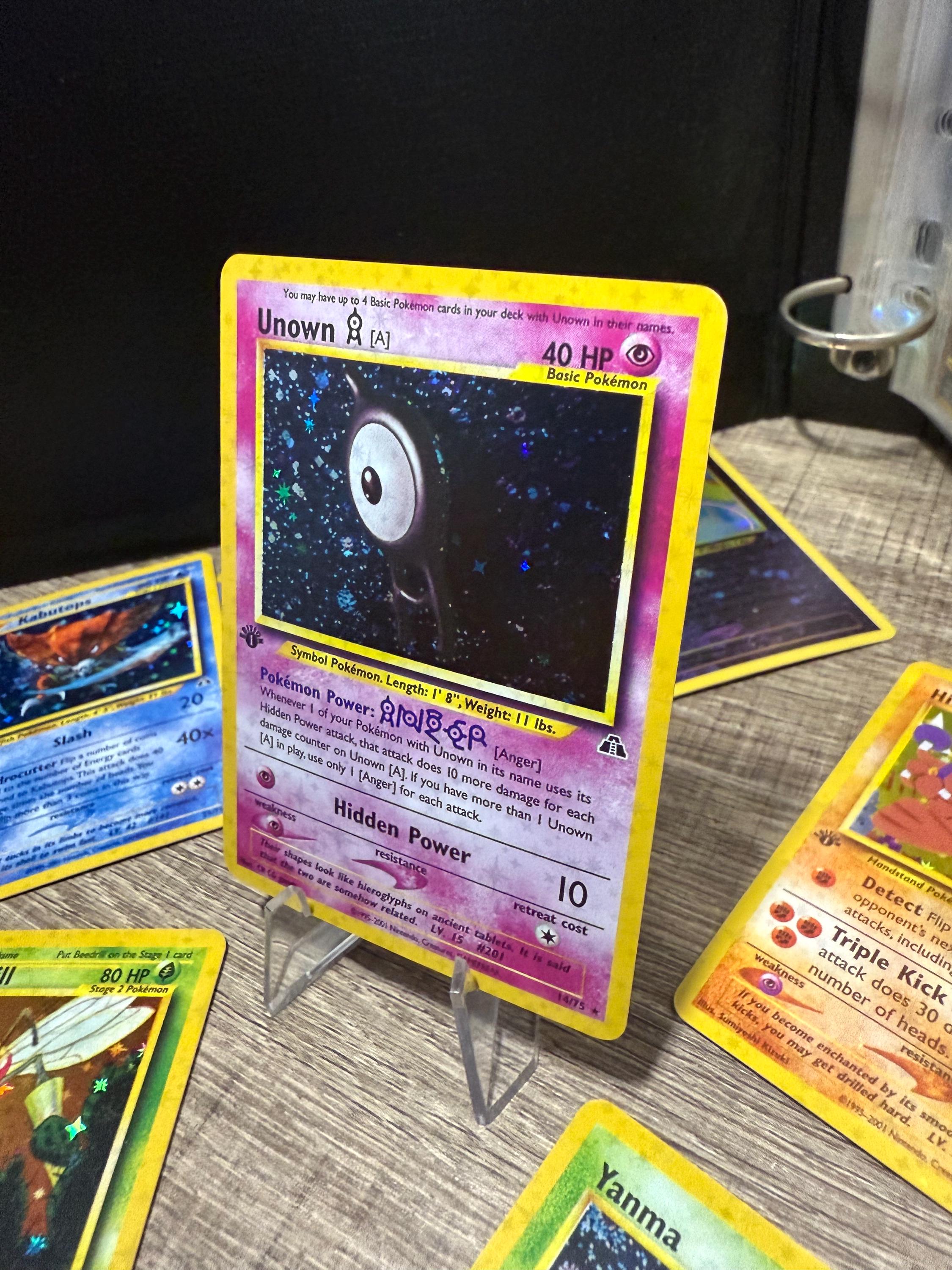 Unown Southern Islands Pokmon Gx Vstar Vmax Handmade Holo Proxy Card - Etsy
