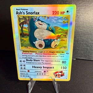 Ashs Relaxo Gym Heroes Revival Handgemachte Holo-Proxy-Karte