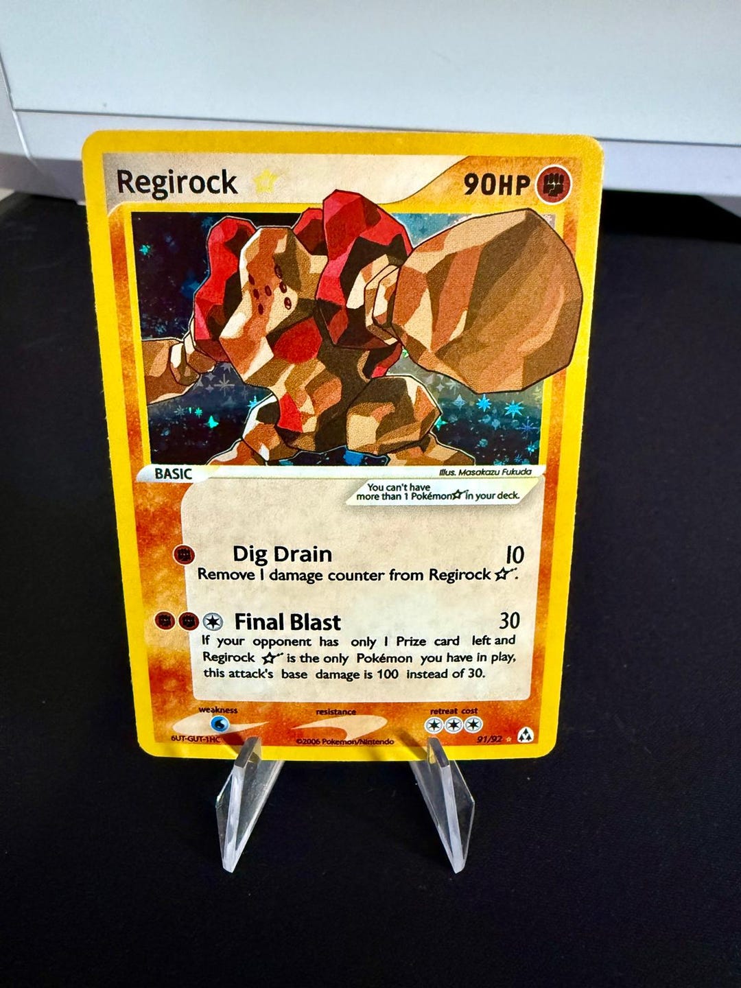 pokemon regirock card Pokemon - Graded Masters main image 1