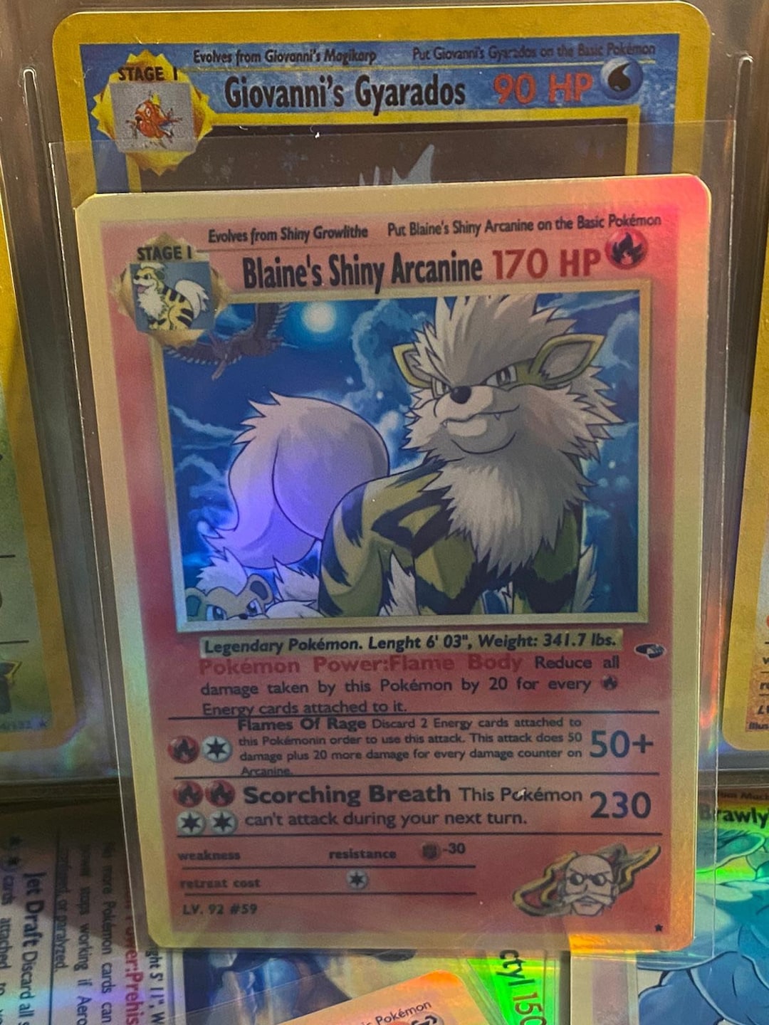 rare arcanine pokemon card Arcanine