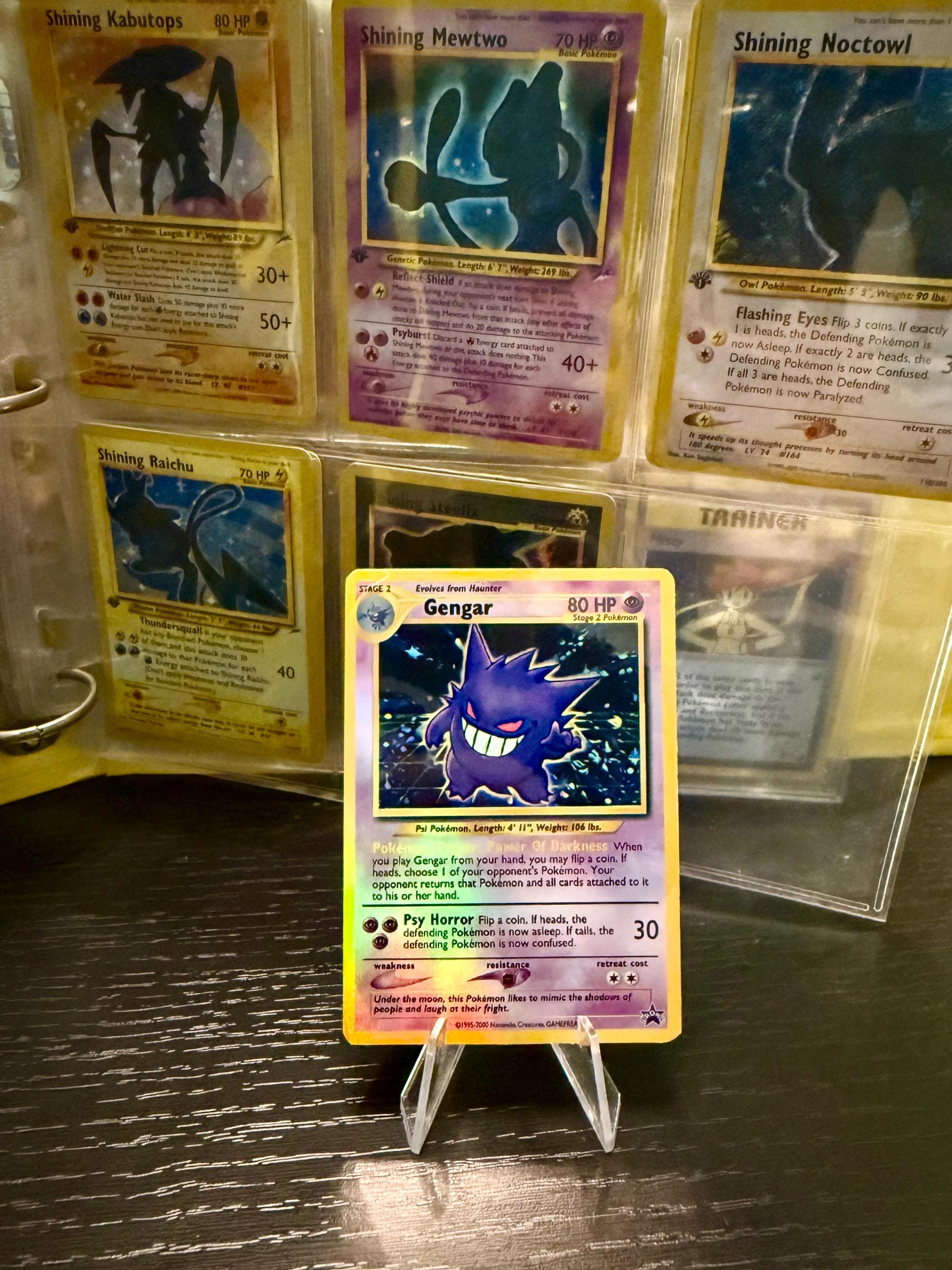 Gengar Handmade Holo Proxy Card - Etsy Gengar Handmade Holo Proxy Card - Etsy