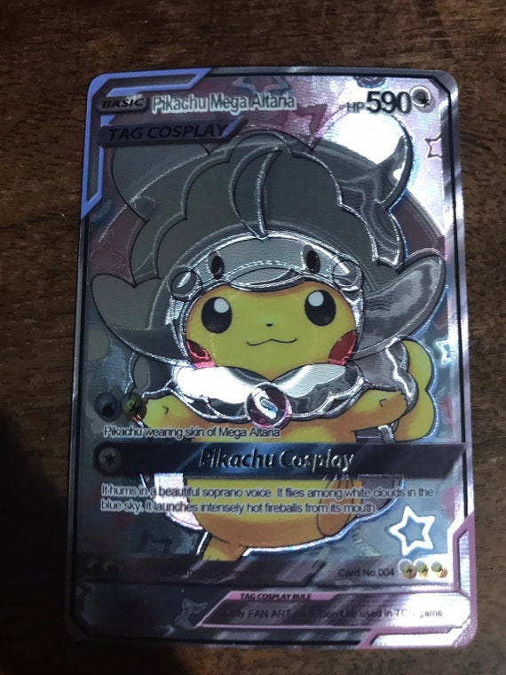 Pikachu Mega Lucario X GX EX M MEGA Pokemon Orica Custom Card Shadow Vmax  Gigantamax Dynamax Tag Team V Charizard 