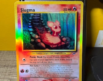 Slugma Revival Handmade Holo Proxy Card - Etsy