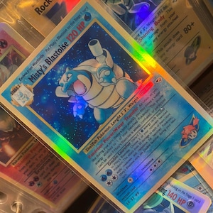 Mistys Blastoise Gym Heroes Revival Handgemachte Holo-Proxy-Karte
