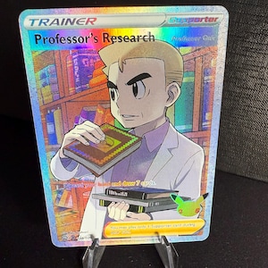 Professor'research Trainer Orica Pokémon gx vstar vmax Handgemaakte Holo Proxykaart