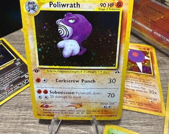 Poliwrath Southern Islands Pokmon Gx Vstar Vmax Handmade Holo Proxy Card -  Etsy