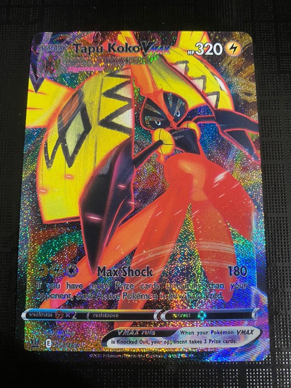 Pikachu mega X GX EX M MEGA Pokemon Orica Custom Card Shadow vMax  GigantaMax Dynamax Tag Team V Charizard