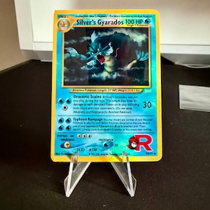 Gyarados de Silver Gym Heroes revival Cartão Holo Proxy feito à mão