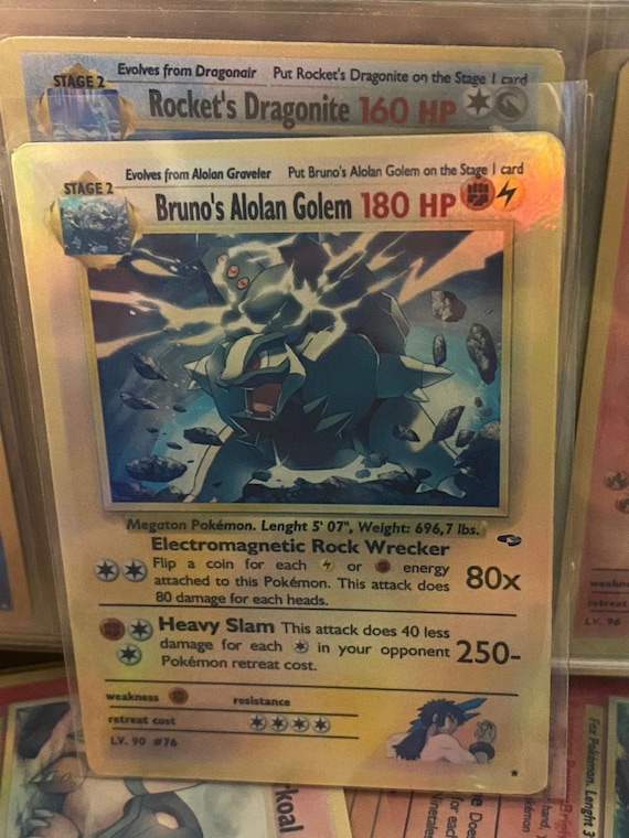 golem pokemon card price Pokémon Card Golem #76 TV Animation Blue Logo 1st Print ENG L003898 – AGS  Collectibles