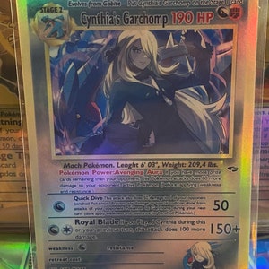 Cynthias Knakrack Gym Heroes Revival Handgemachte Holo-Proxy-Karte