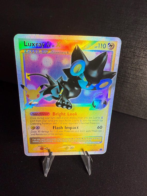 Luxray Orica Pokmon Gx Vstar Vmax Handmade Holo Proxy Card - Etsy