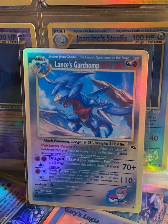 Lance's Garchomp Gym Heroes Revival Handmade Holo Proxy Card - Etsy Finland Lance's Garchomp Gym Heroes Revival Handmade Holo Proxy Card - Etsy Finland