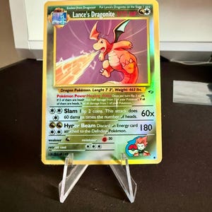 Lances Dragonite Gym Heroes Revival handgemachte Holo-Ersatzkarte