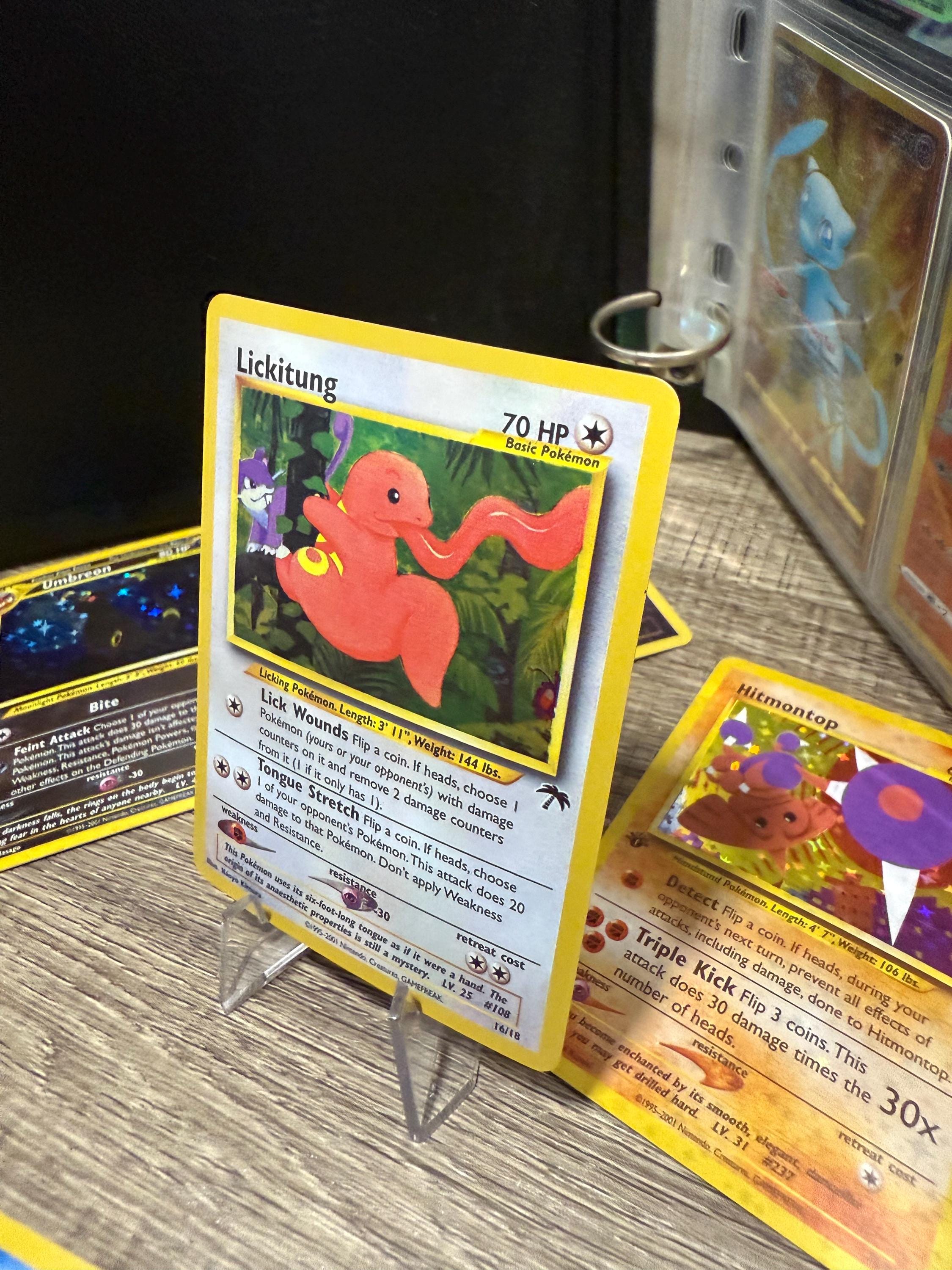 1995 lickitung pokemon card value 151 PokeArtica AI Artwork Custom Colorless Artist Lickitung 38/64 | Zard Cards