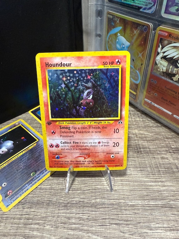 Houndour Southern Islands Pokmon Gx Vstar Vmax Handmade Holo Proxy Card -  Etsy