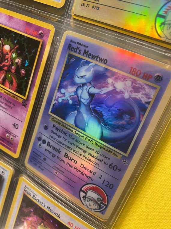 holo mewtwo pokemon card Holographic Credit Card Skin have for your premier collection. Mewtwo 1999 Pokemon Base Set