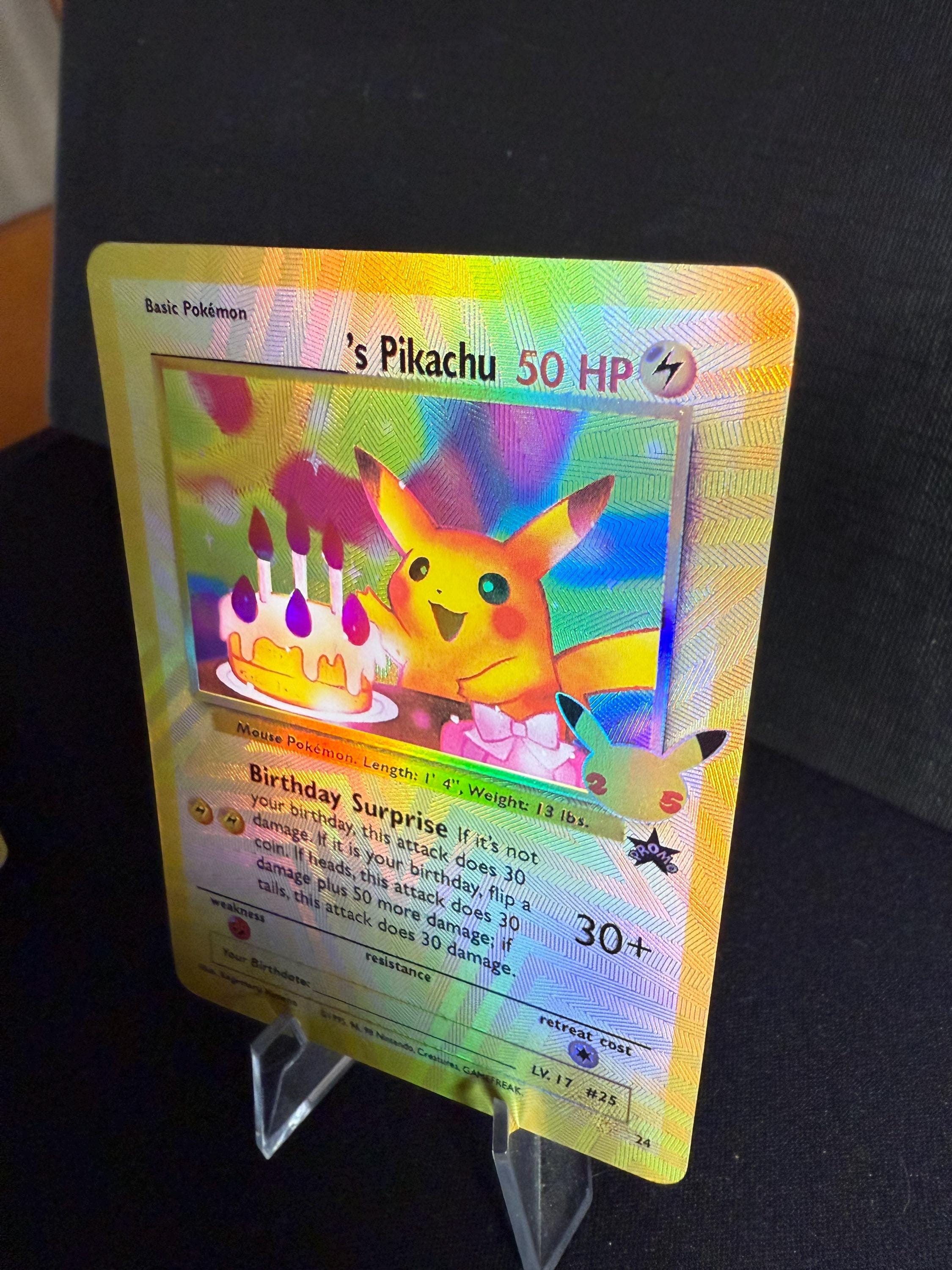 Surprised Pikachu Card - Etsy