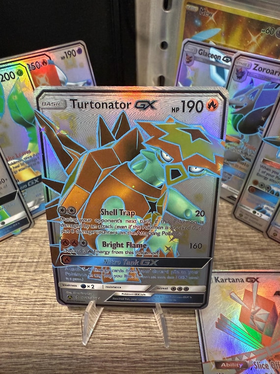 pokemon turtonator card Turtonator GX - 18/145 - Ultra Rare Guardians Rising - Pokemon Card main image 1