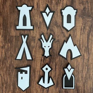 Marcadores del mapa de Skyrim, misiones, dragón, cueva, puerto, castillo, enano, daedra, Elder Scrolls