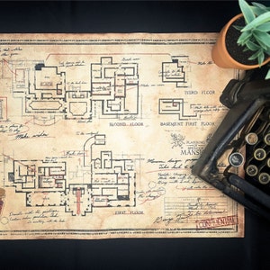 Resident Evil Spencer Mansion Map Replica Prop