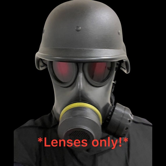 イギリス軍(SAS)S10ガスマスク gasmask AVON　ハンク　バイオ イギリス軍 ガスマスク S10 ハンク バイオハザード 赤色レンズ