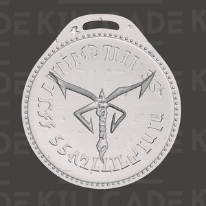 Resident Evil 4 Blue Medallion STL 3D Print Files