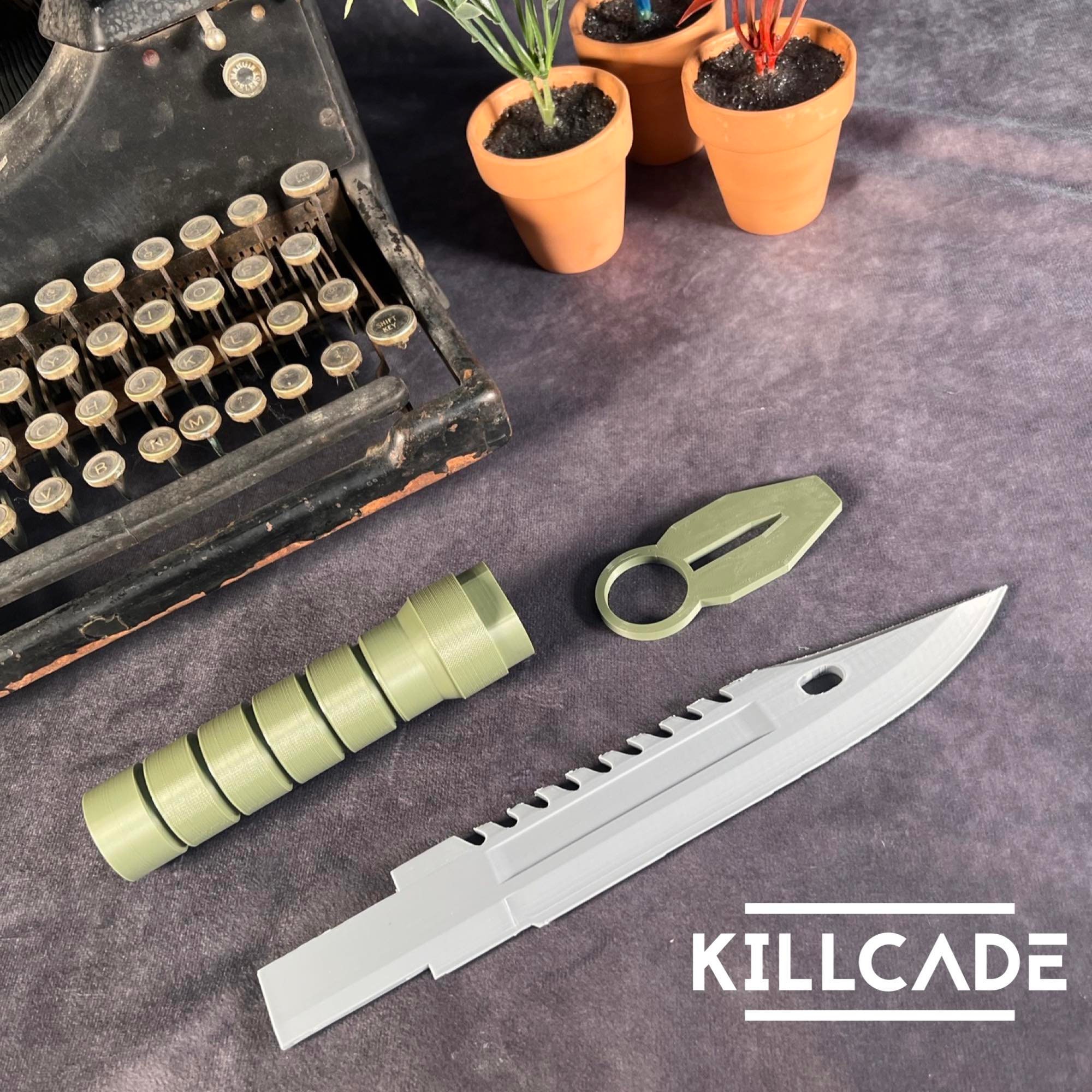 Making Krausers Knife from Resident Evil 4 Remake #3dprinting #cosplay