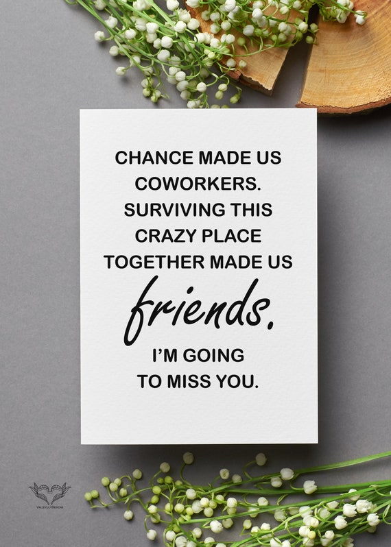 Funny Retirement Farewell Card for Coworkerhumor Goodbye Etsy