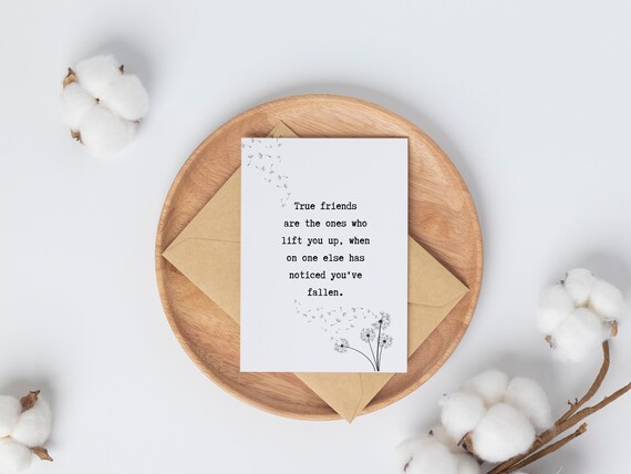 True Friendship Support Card True Friendship Support Card