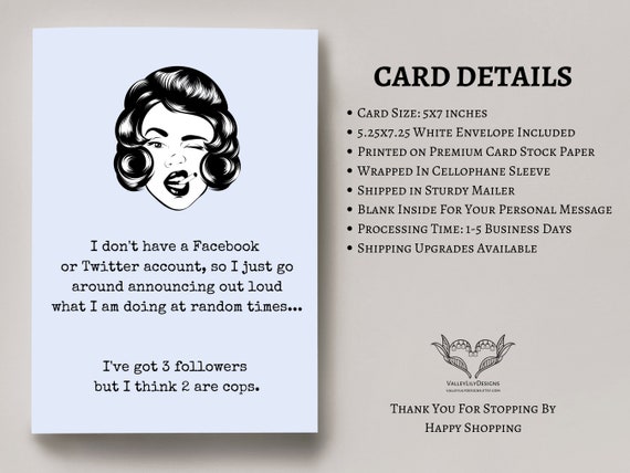Funny Just Because Card for Anyone Him Her Funny Life - Etsy Funny Just Because Card for Anyone Him Her Funny Life - Etsy