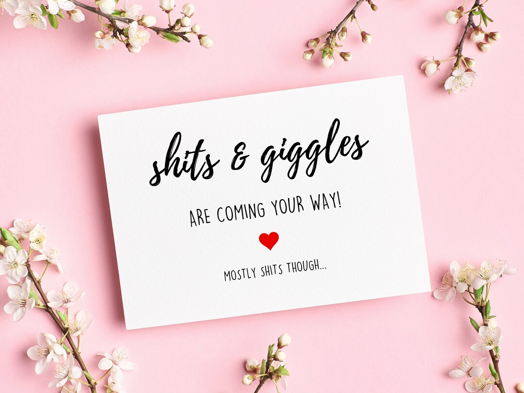 Funny Baby Announcement Card for Anyone Family Friends Grandparents ...