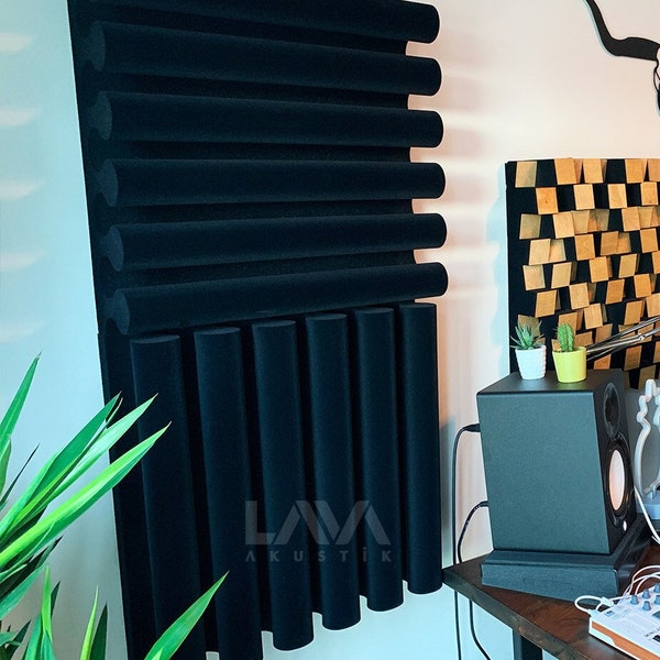 HıghWave - 60x60cm Professional Sound Absorber Basstrap  Panel For Recording Studio and HI-FI Room