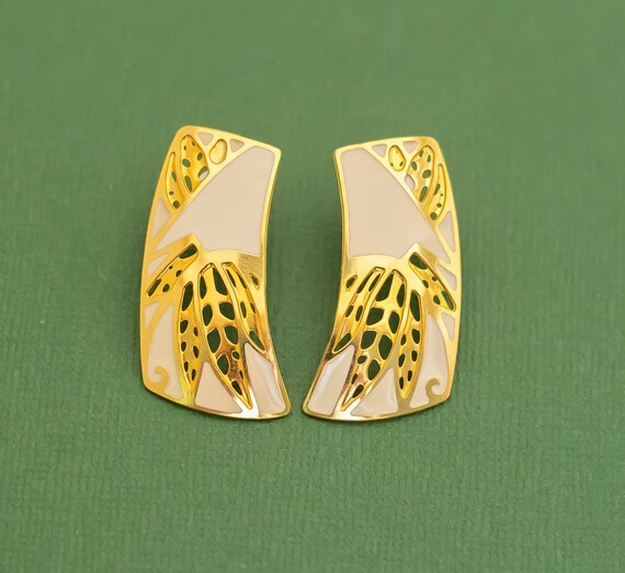Vintage Golden Bright Ear Studs main image 0