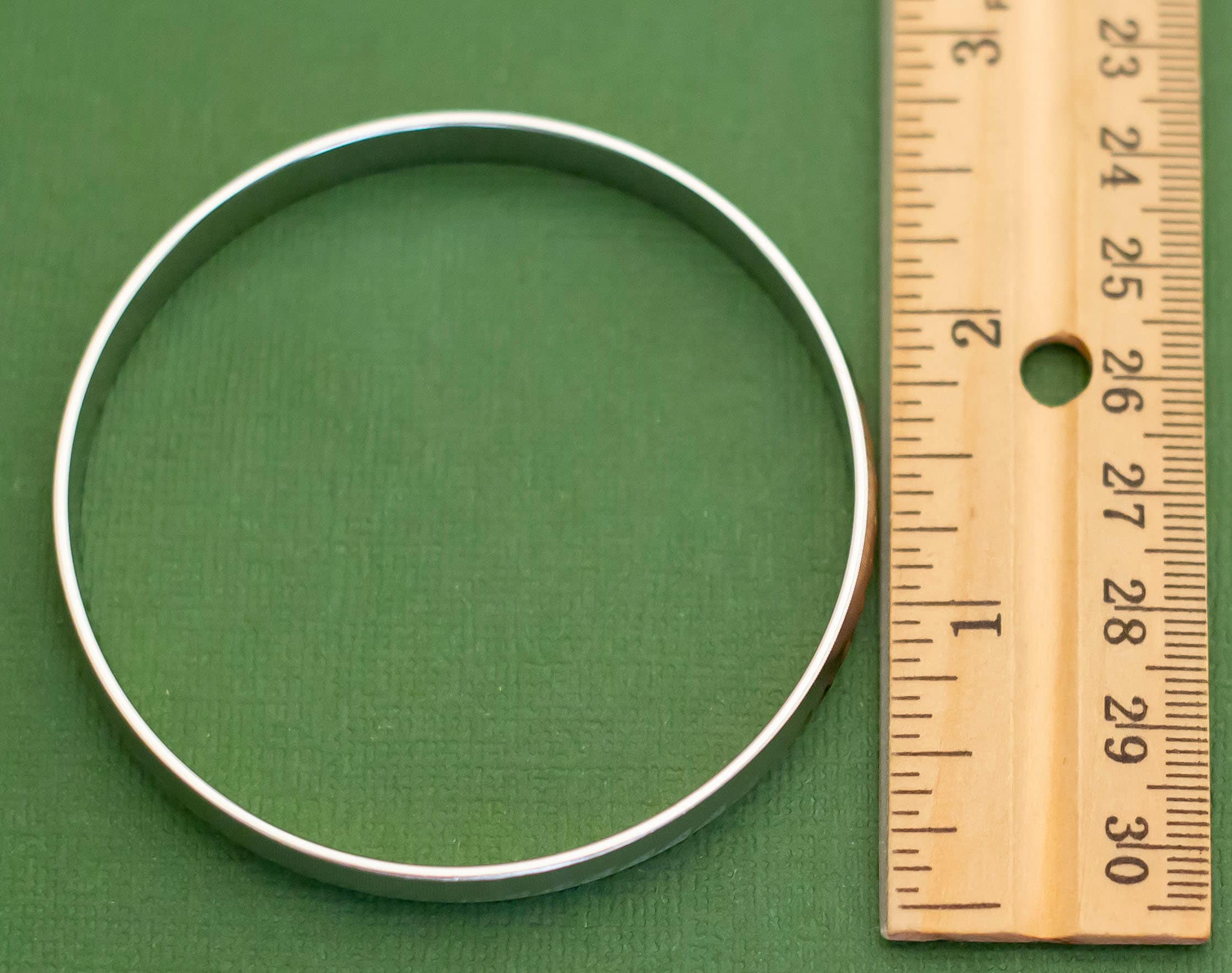 Vintage Boho Silver Tone Bangle Bracelet by Monet 7.85