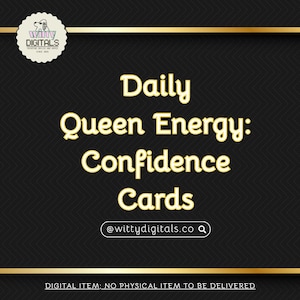 Tarjetas de Afirmación de Confianza para Mujeres: 98 Tarjetas Digitales para Motivación, Amor Propio, Éxito y Empoderamiento - Descarga Instantánea