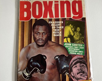 Vintage ‘International Boxing’ Magazine Feb 1975: “Fraziers ready to take his title back”