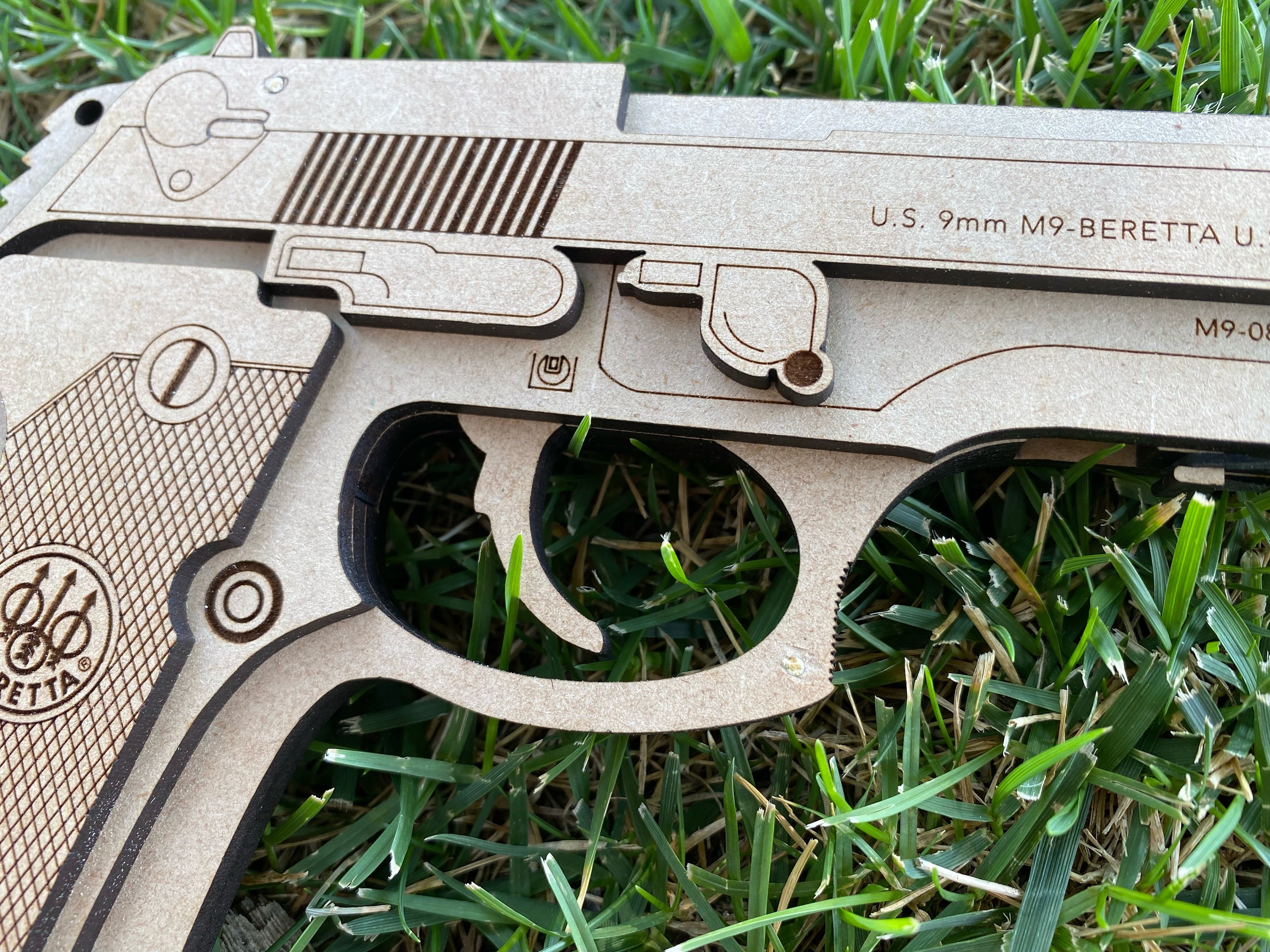 Digital File Only M9 Rubber Band Gun PDF SVG AI Etsy