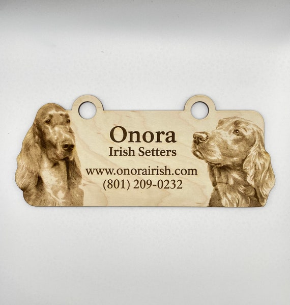 Custom Dog Kennel Name Signs Custom Photo Engrave Etsy