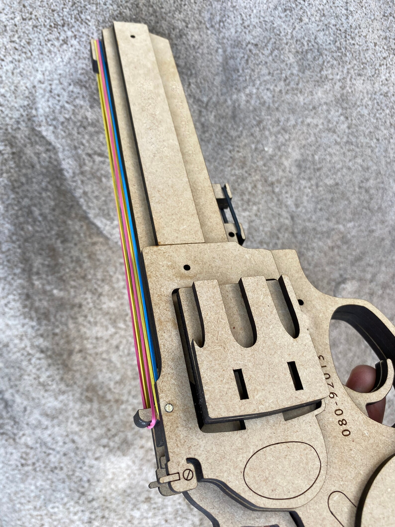 Digital File Only Revolver Rubber Band Gun SVG PDF AI Etsy