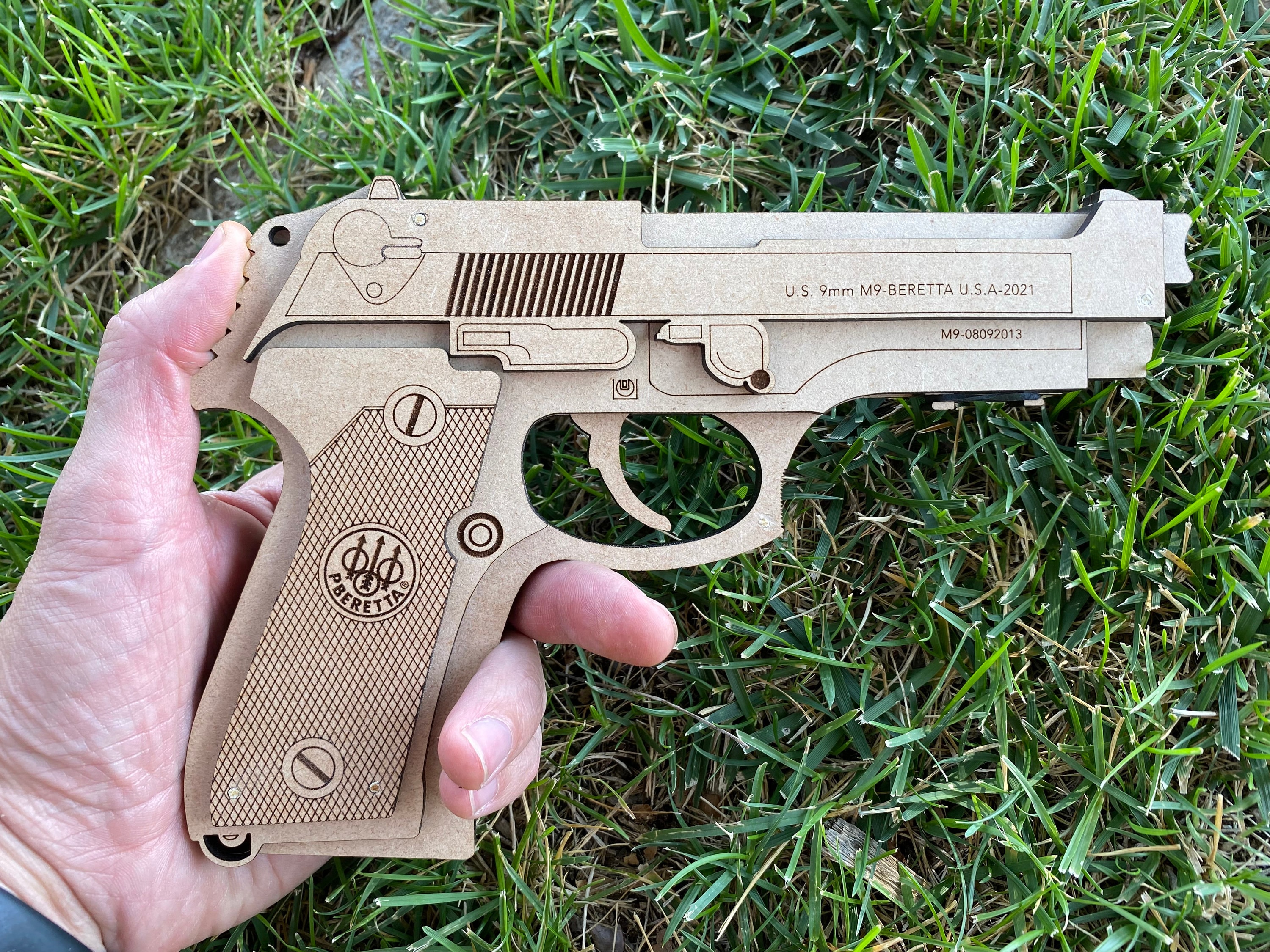 Digital File Only M9 Rubber Band Gun PDF SVG AI Etsy