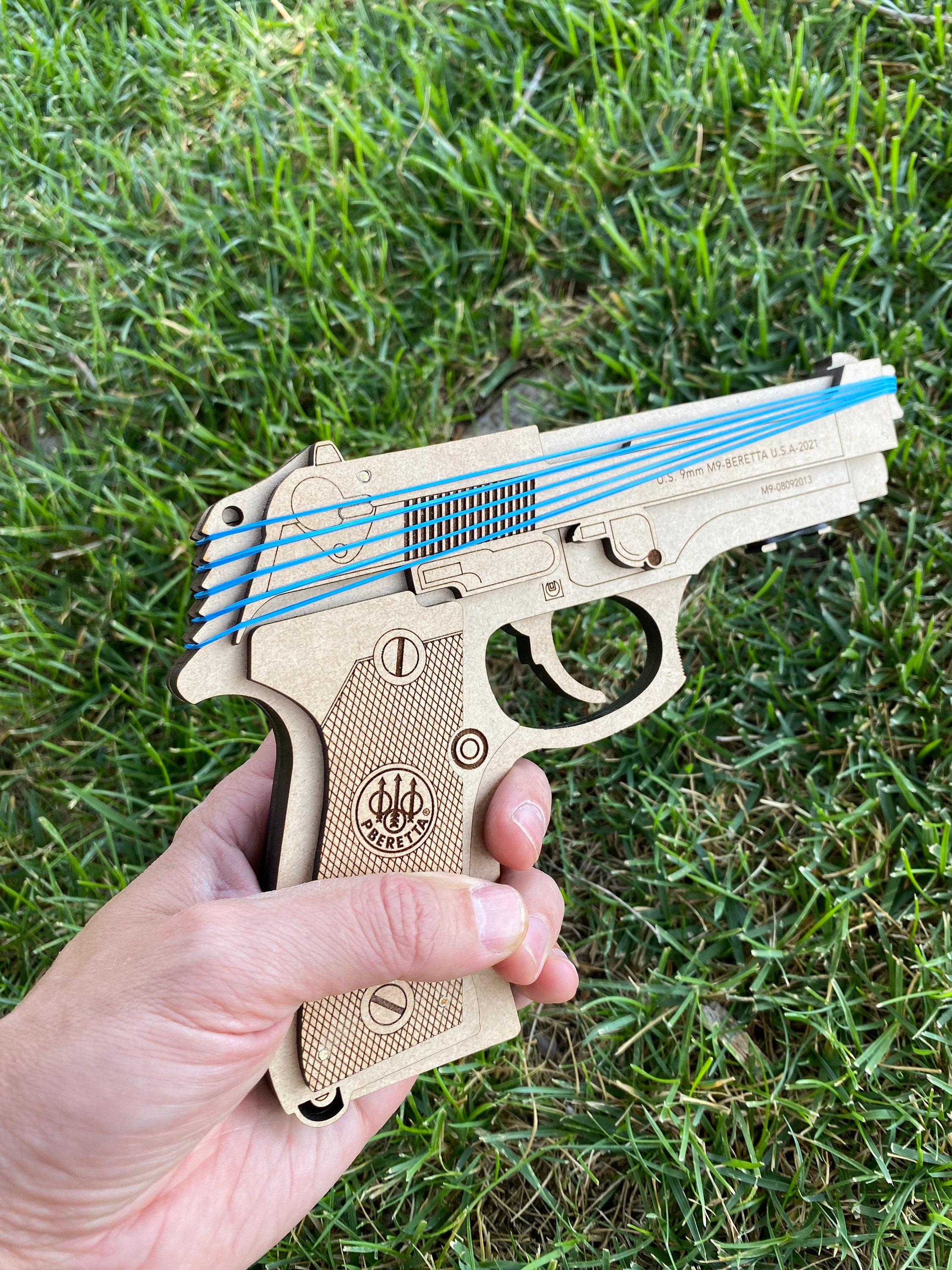 Digital File Only M9 Rubber Band Gun PDF SVG AI Etsy