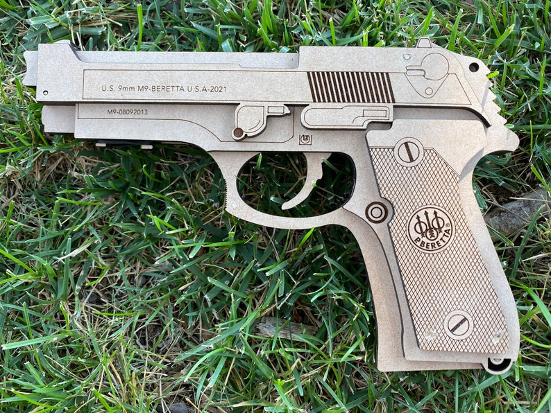 Digital File Only M9 Rubber Band Gun PDF SVG AI Etsy