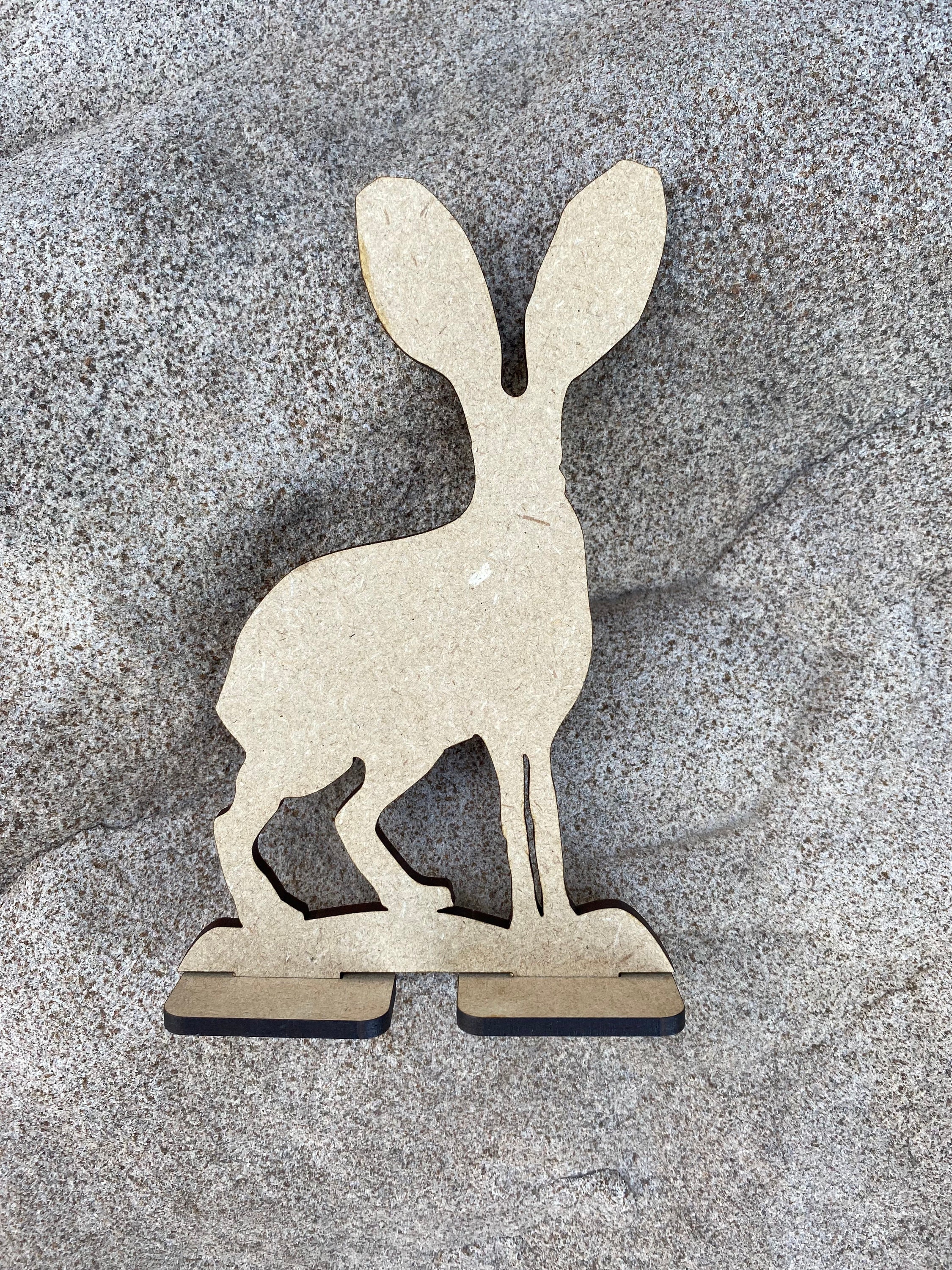 Jack Rabbit Cut Out Digital File Only - 4 Jack Rabbit Silhouette Targets - SVG, PDF, AI - Etsy