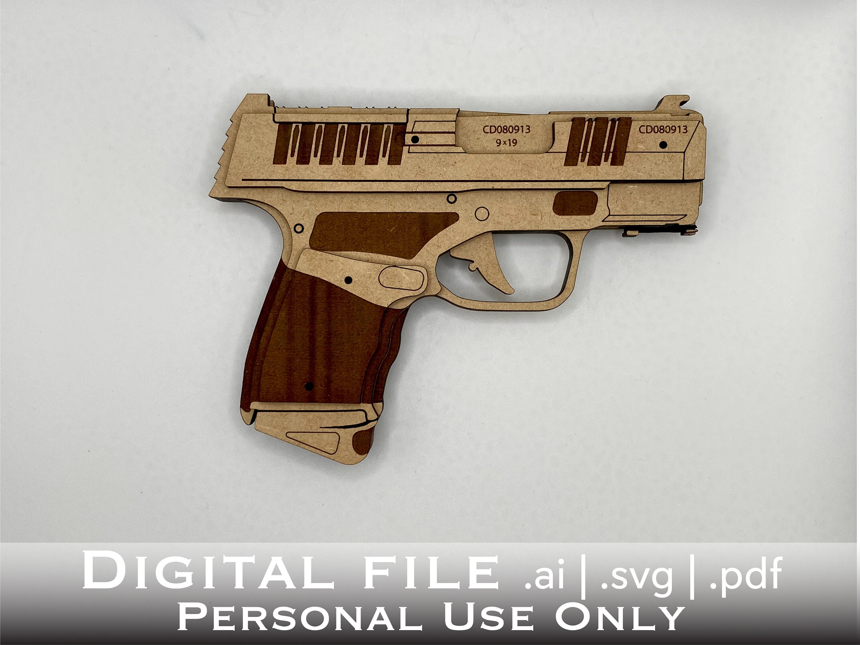 Digital File Download Heavendog Rubber Band Gun SVG PDF Etsy